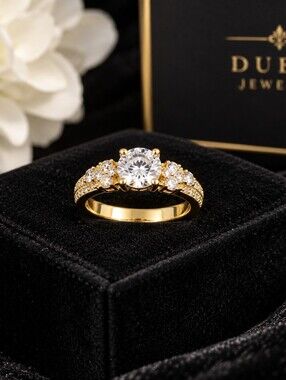 Elegant Gold and Silver Women's Ring
